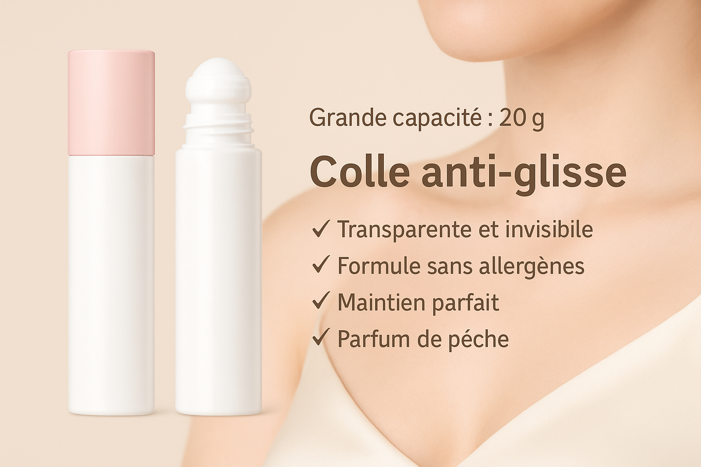 LUXSYMART™ – Colle Anti-Glisse Invisible & Ultra-Légère